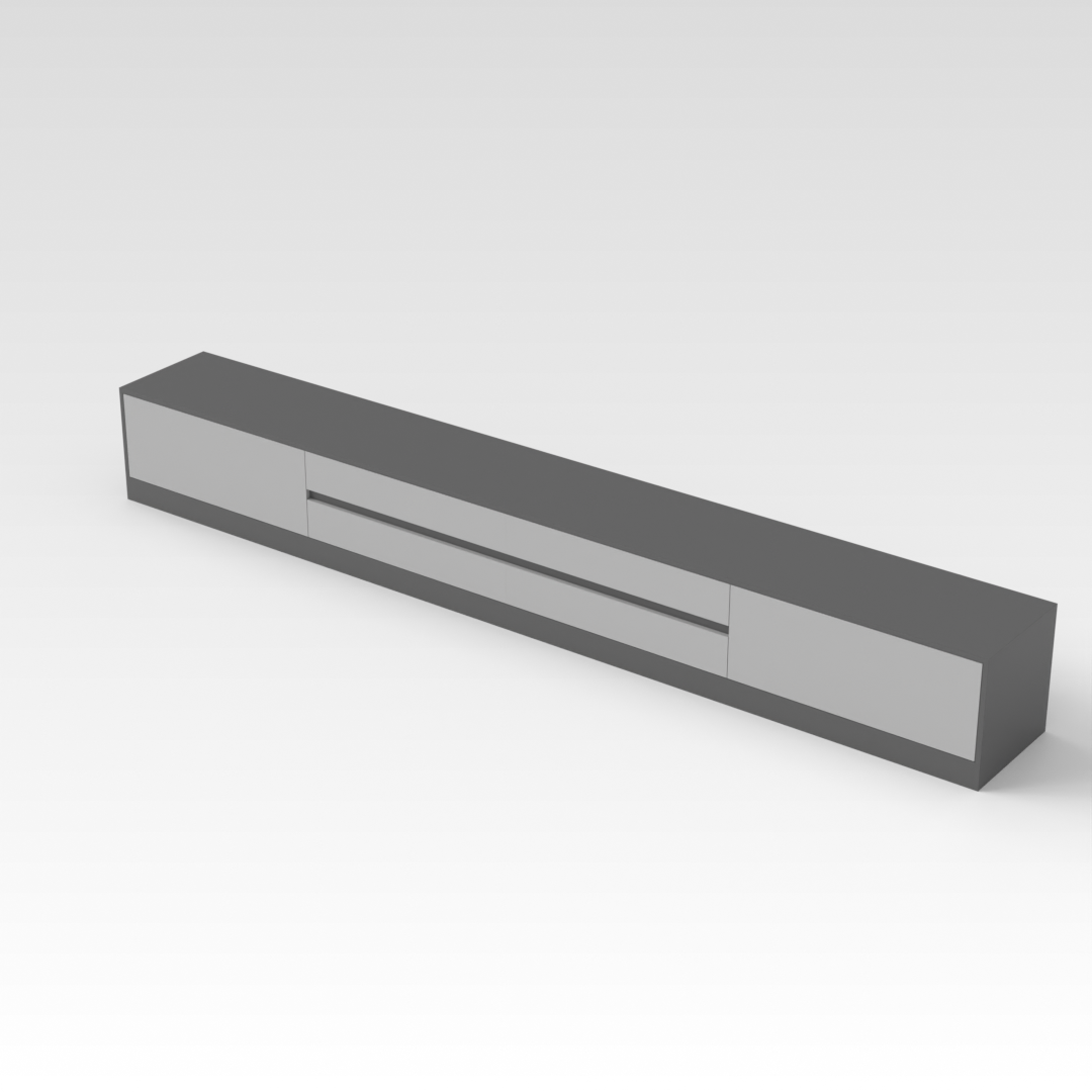 Sky Gray TV Stand