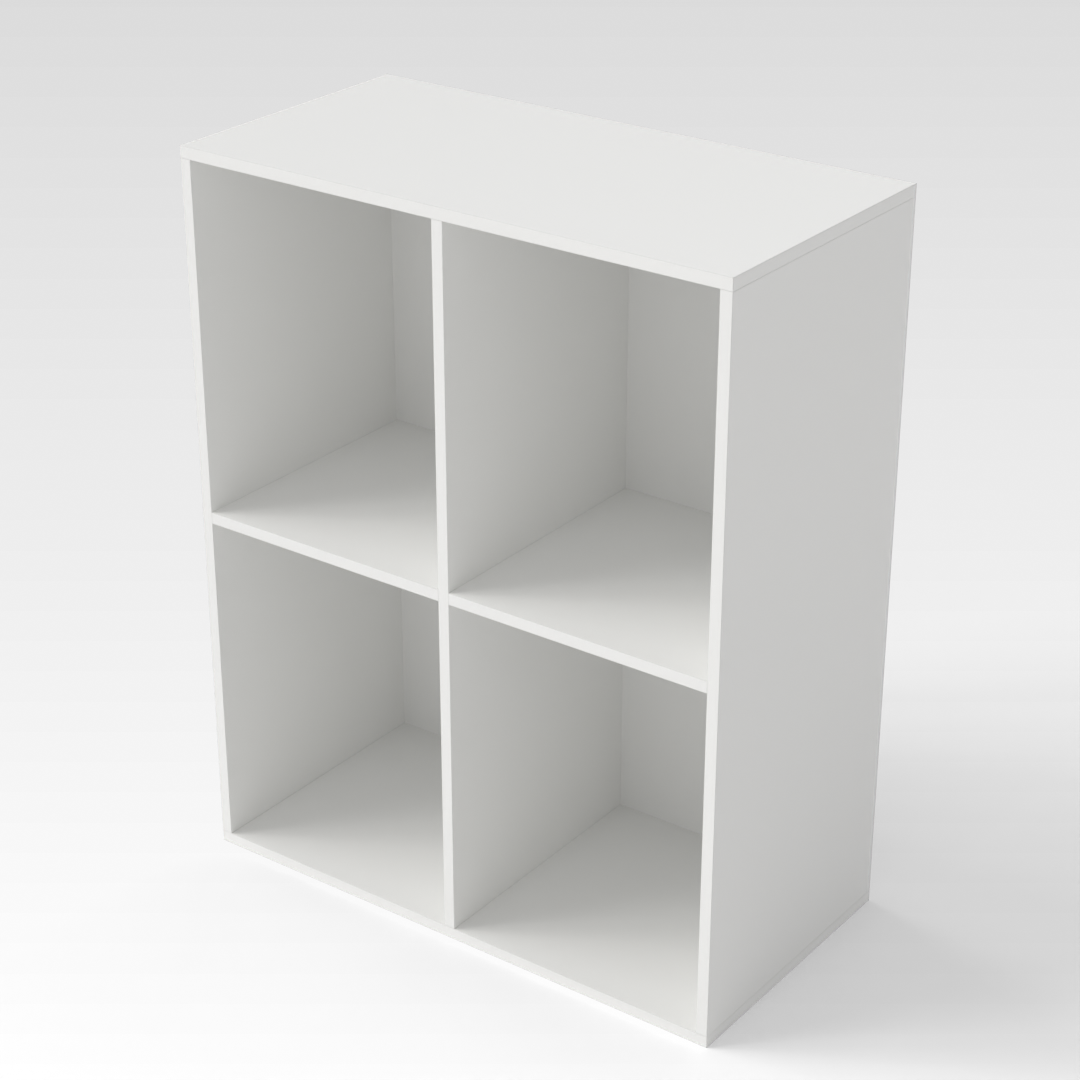 Warm White Bookshelf