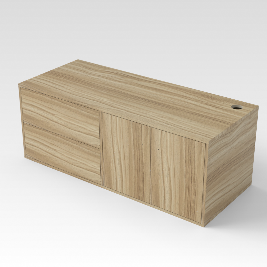 Country Oak Bookshelf