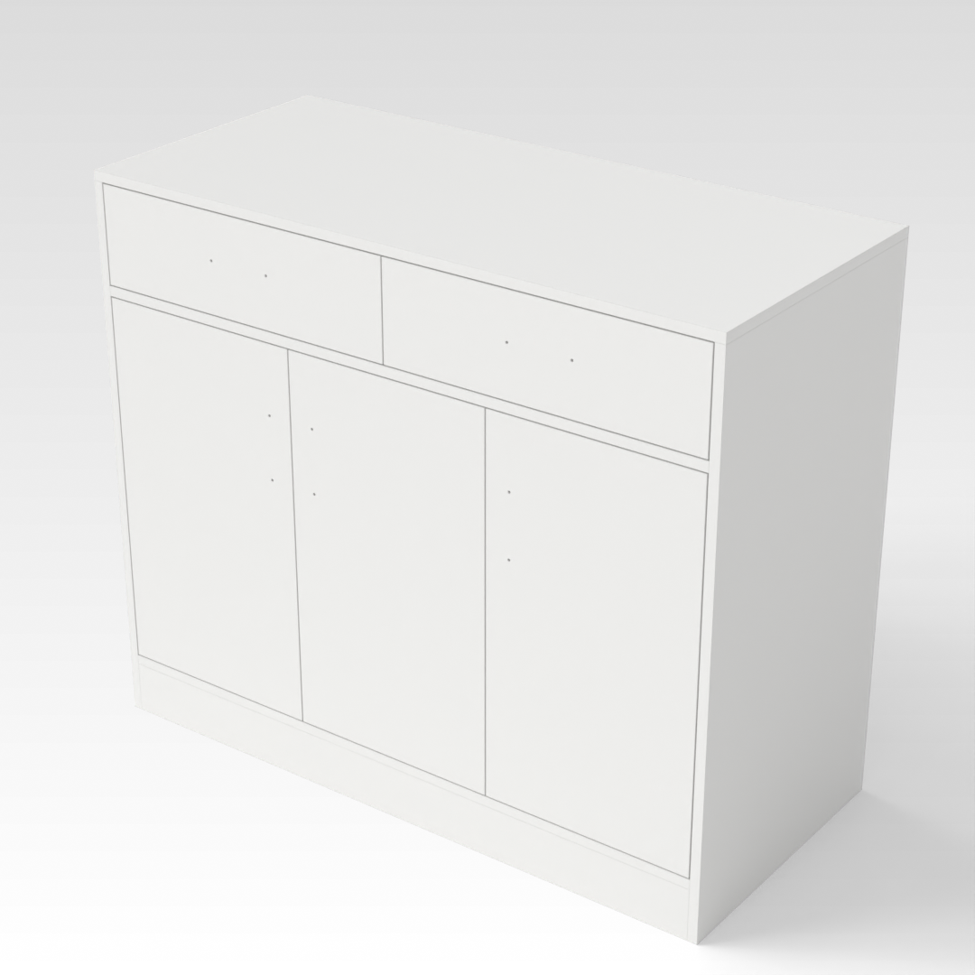 Warm White Sideboard