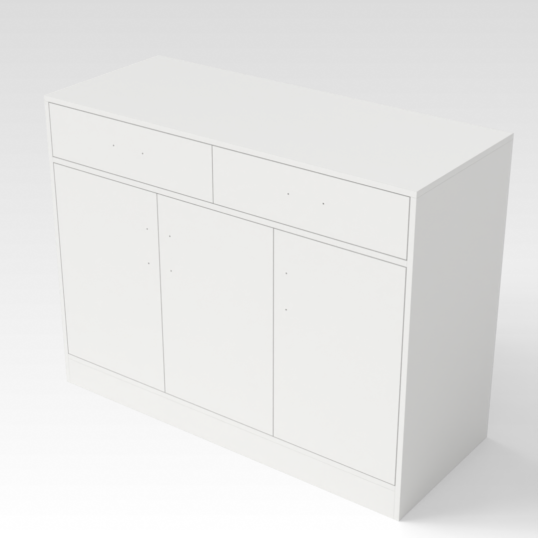 Warm White Sideboard