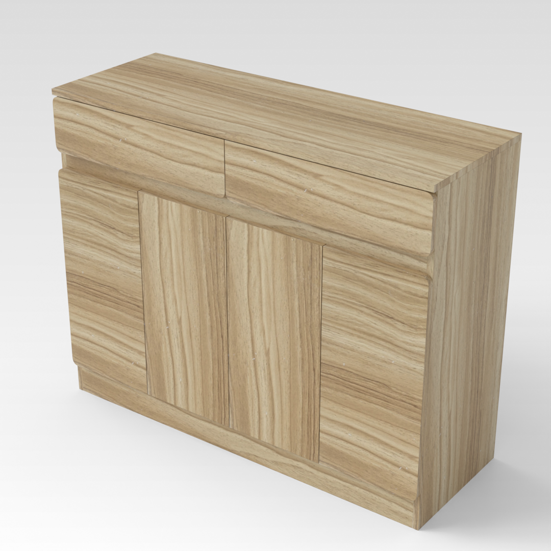 Country Oak Shoe Cabinet