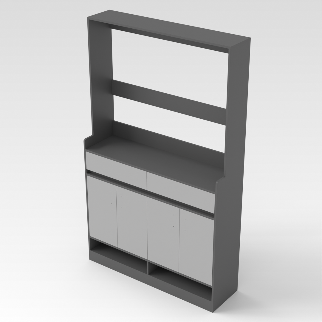 Sky Gray Shoe Cabinet
