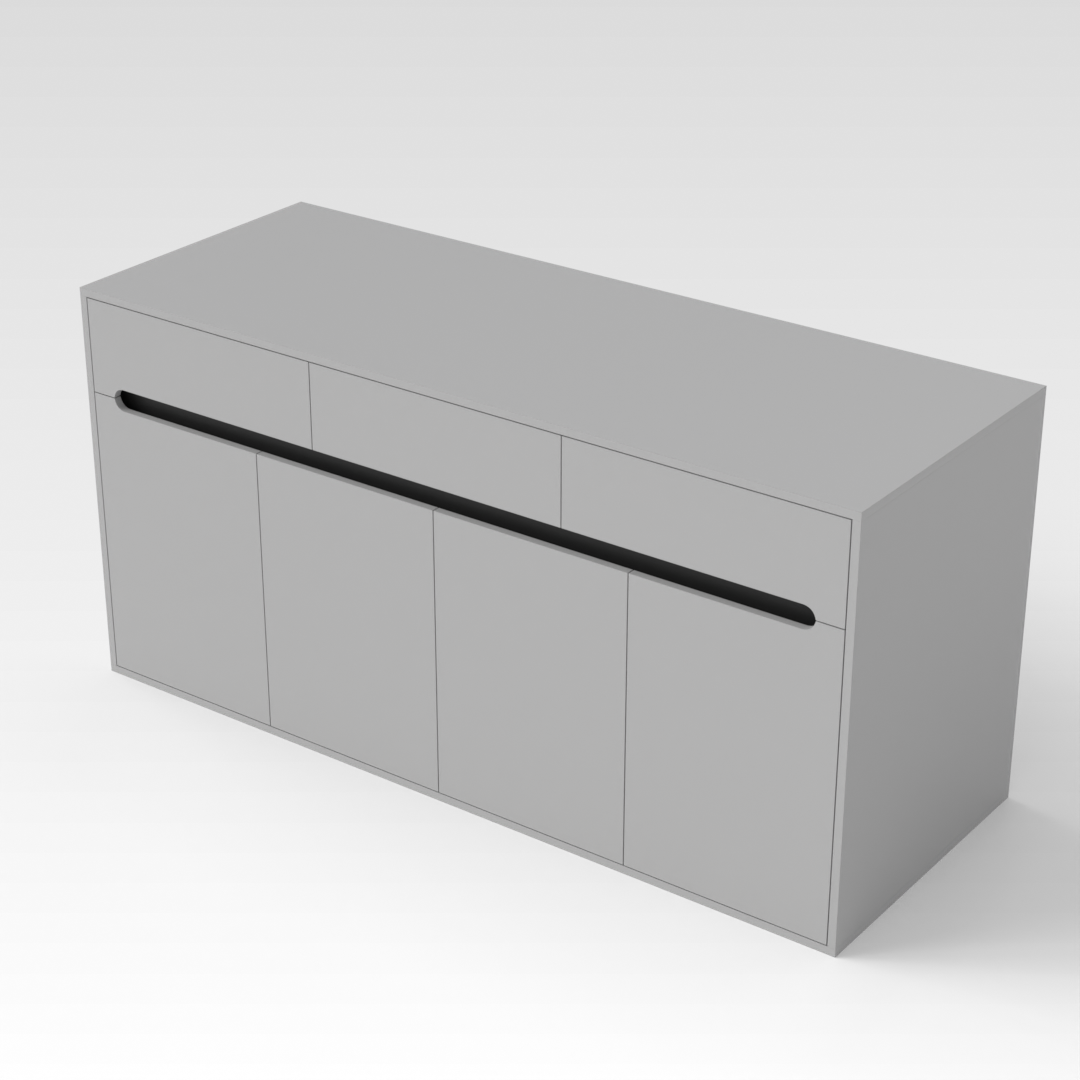 Light Gray Shoe Cabinet