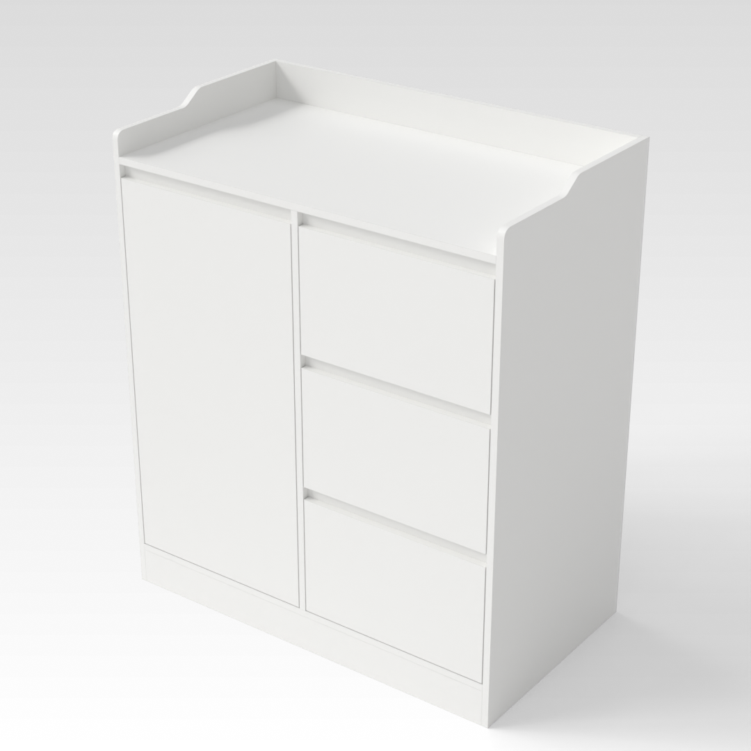 Warm White Dresser