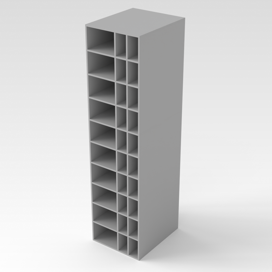 Light Gray Bookshelf
