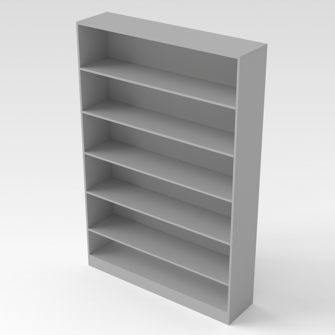 Light Gray Bookcase