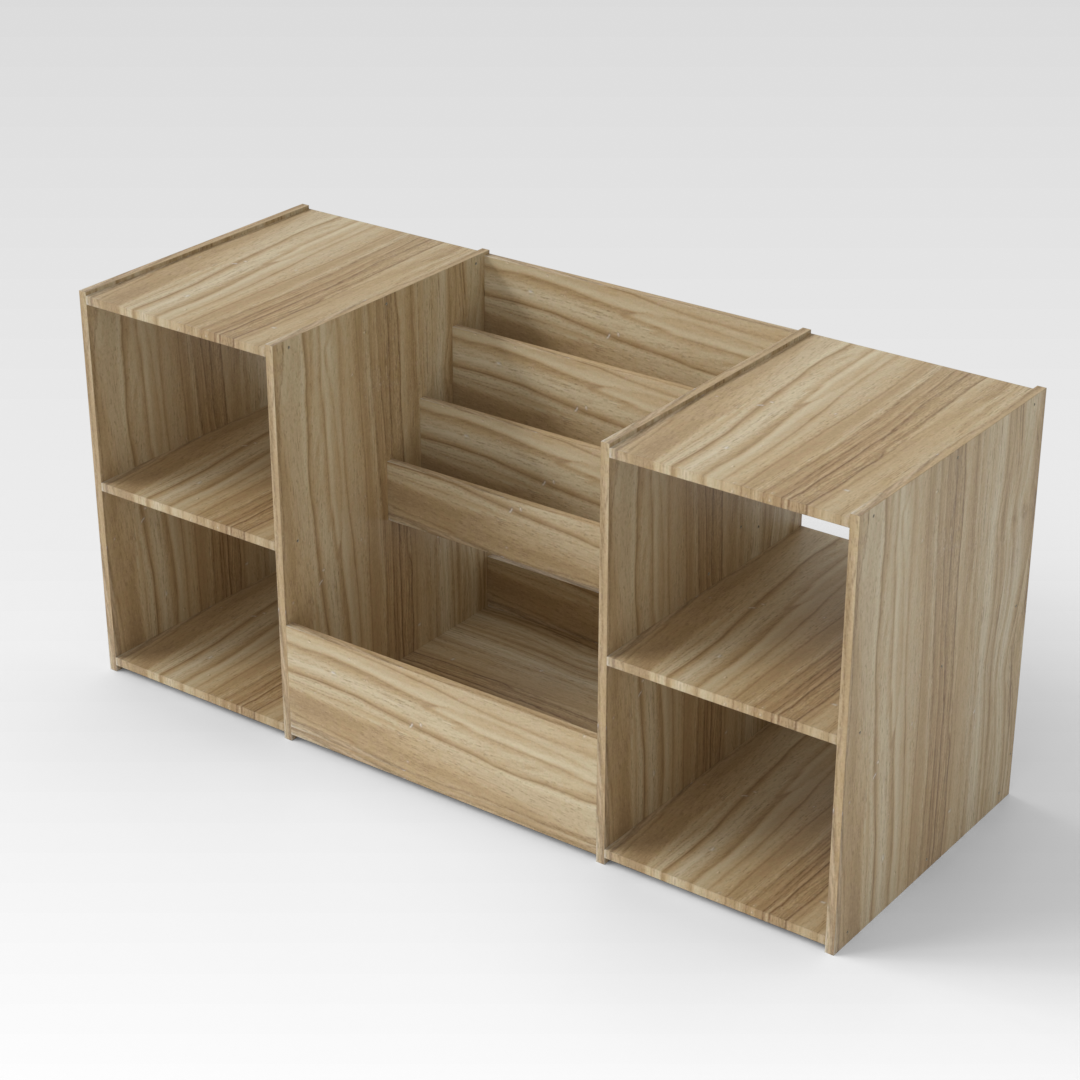 Country Oak Bookshelf