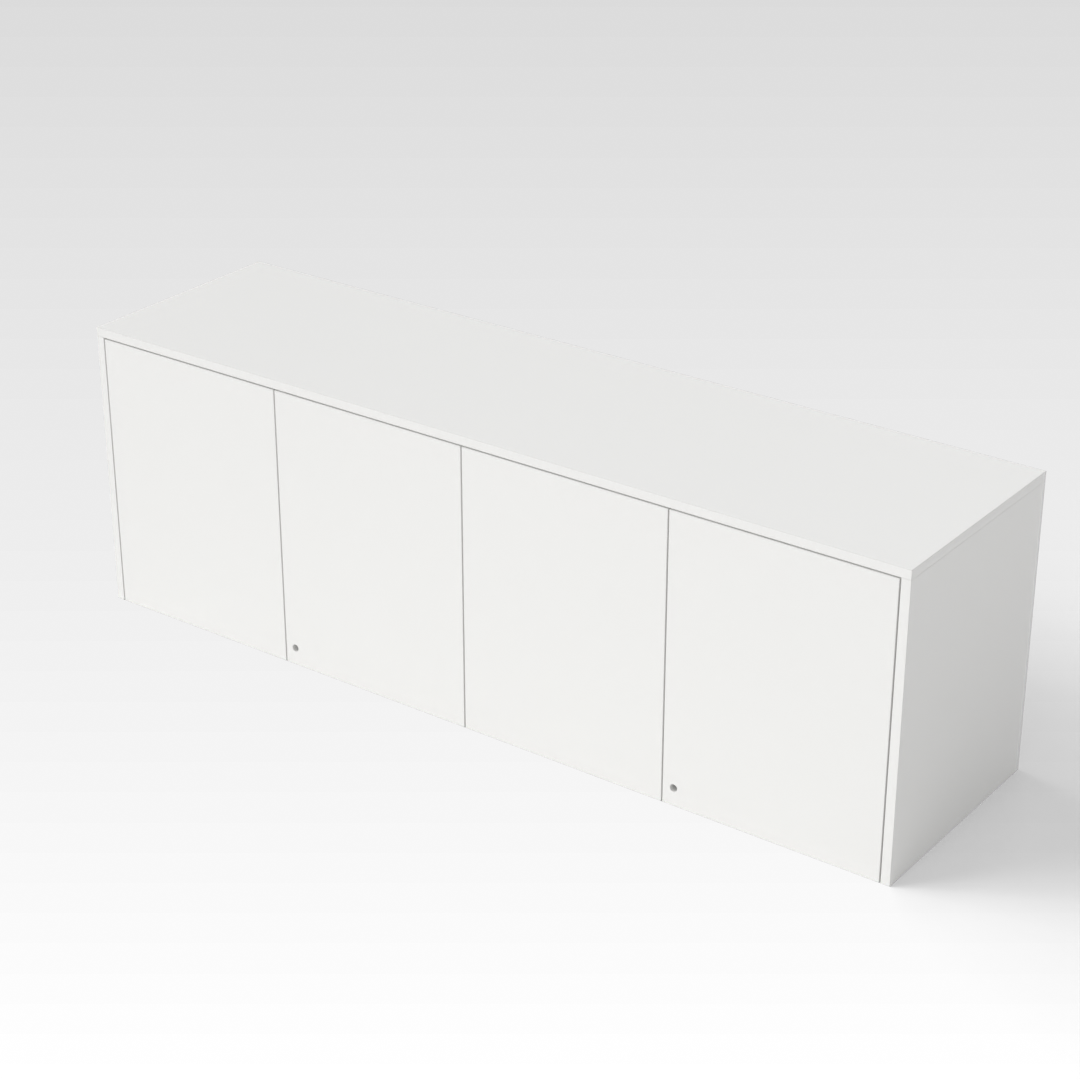 Warm White Kitchen Cabinet