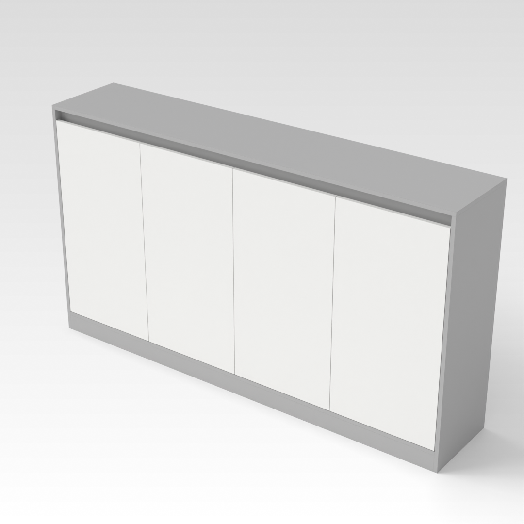 Warm White Shoe Cabinet