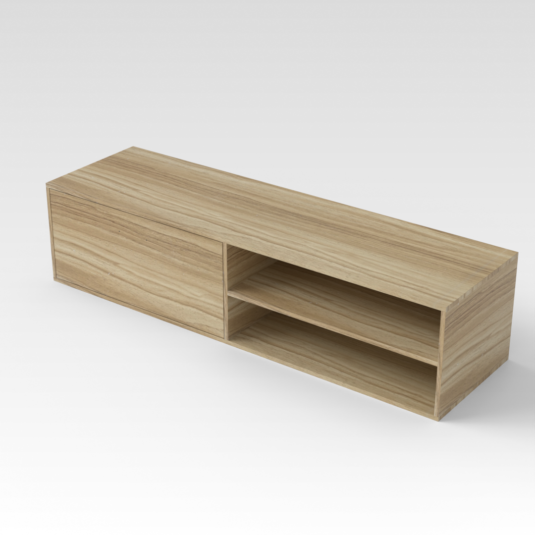 Country Oak TV Stand