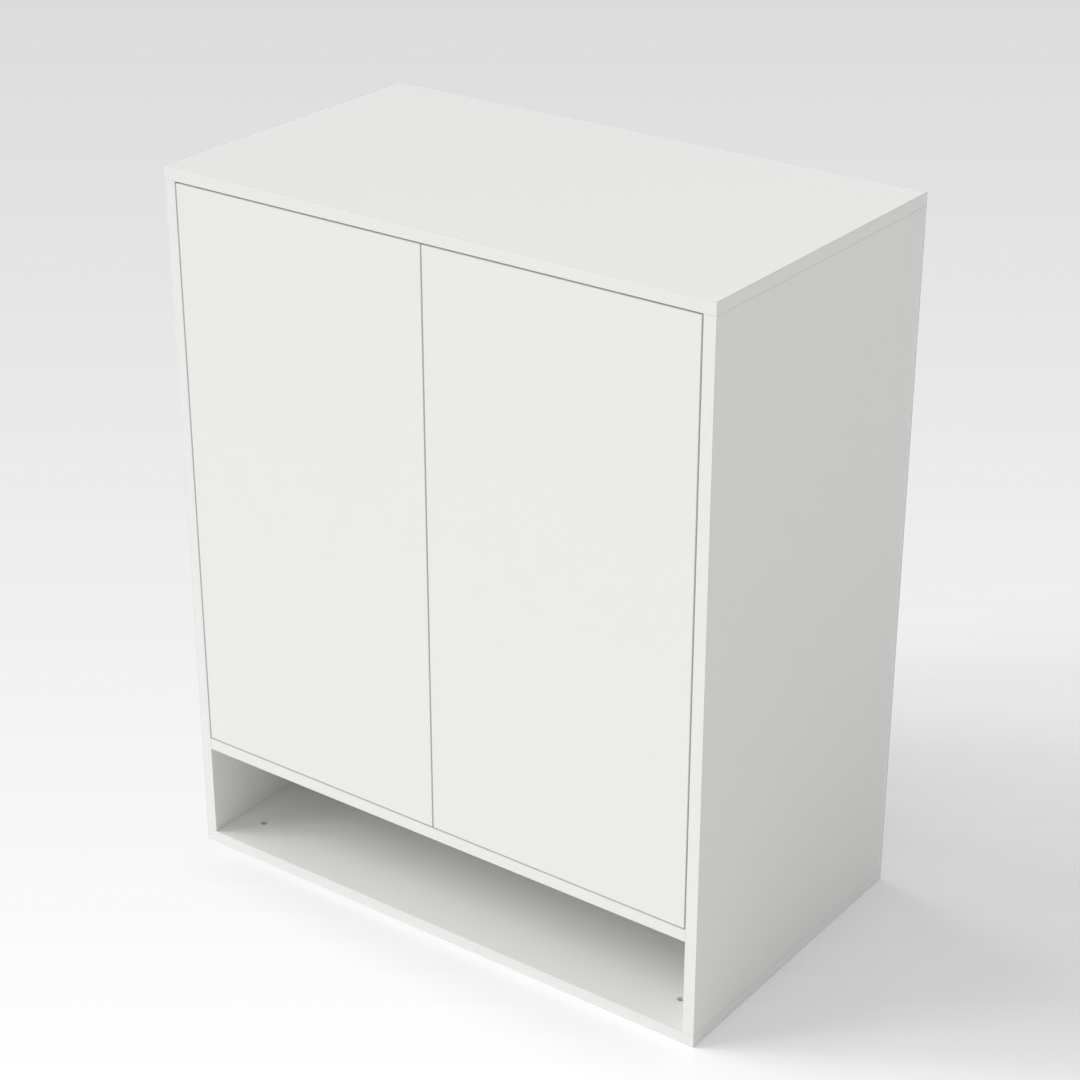 Warm White Shoe Cabinet