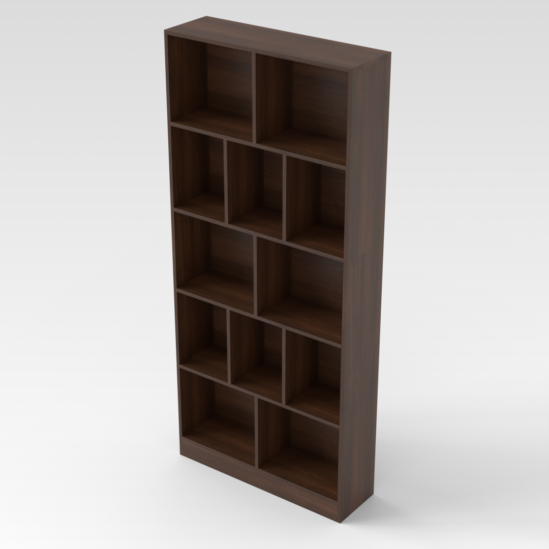 Prairie Oak Bookshelf
