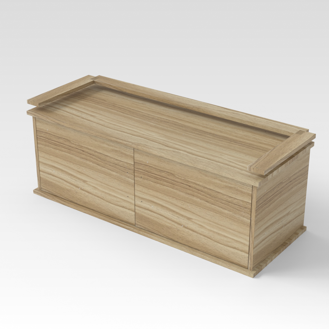 Country Oak Shoe Bench