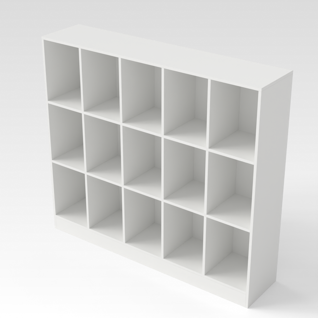 Warm White Bookshelf
