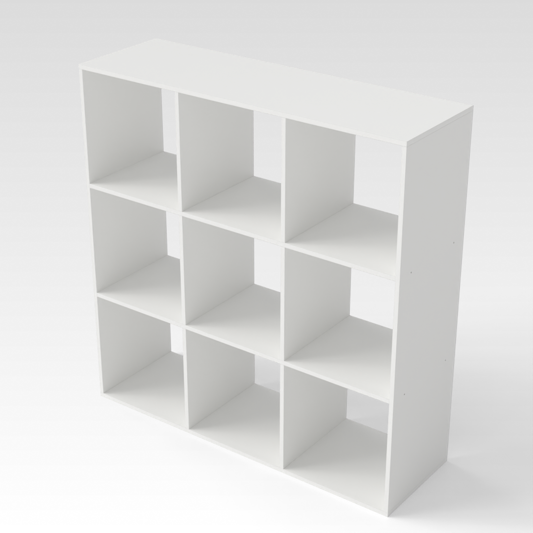 Warm White Bookshelf
