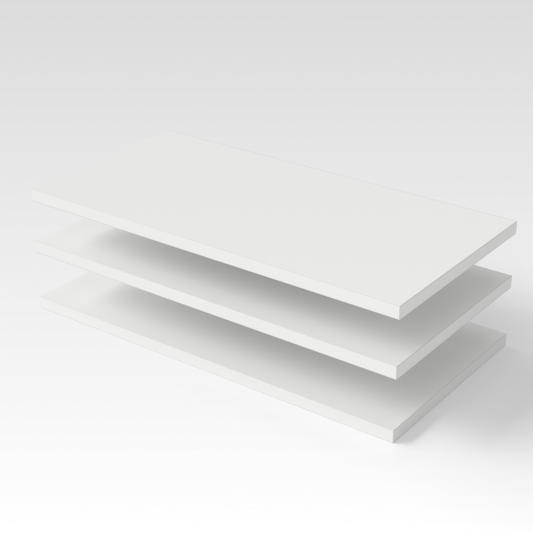 Warm White Bookshelf