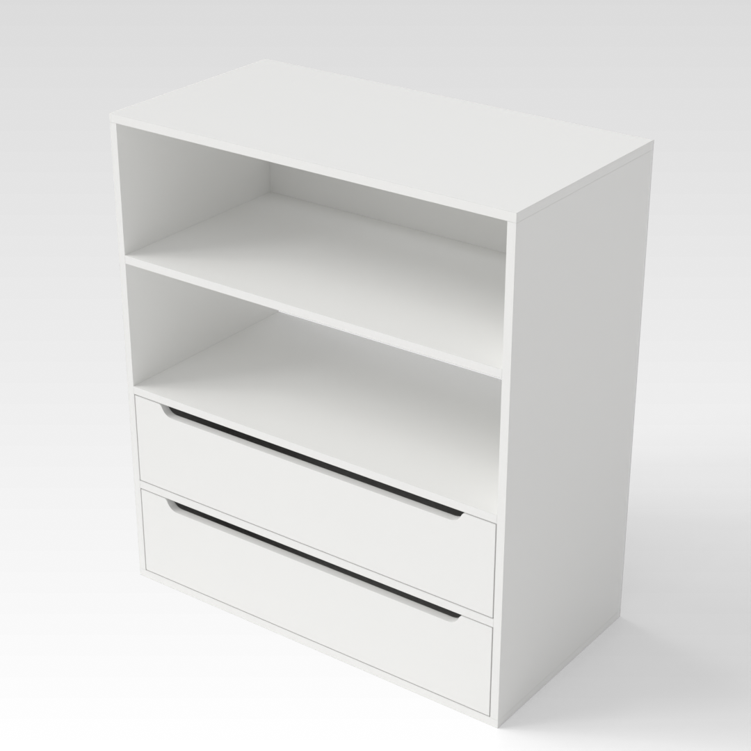 Warm White Shoe Cabinet
