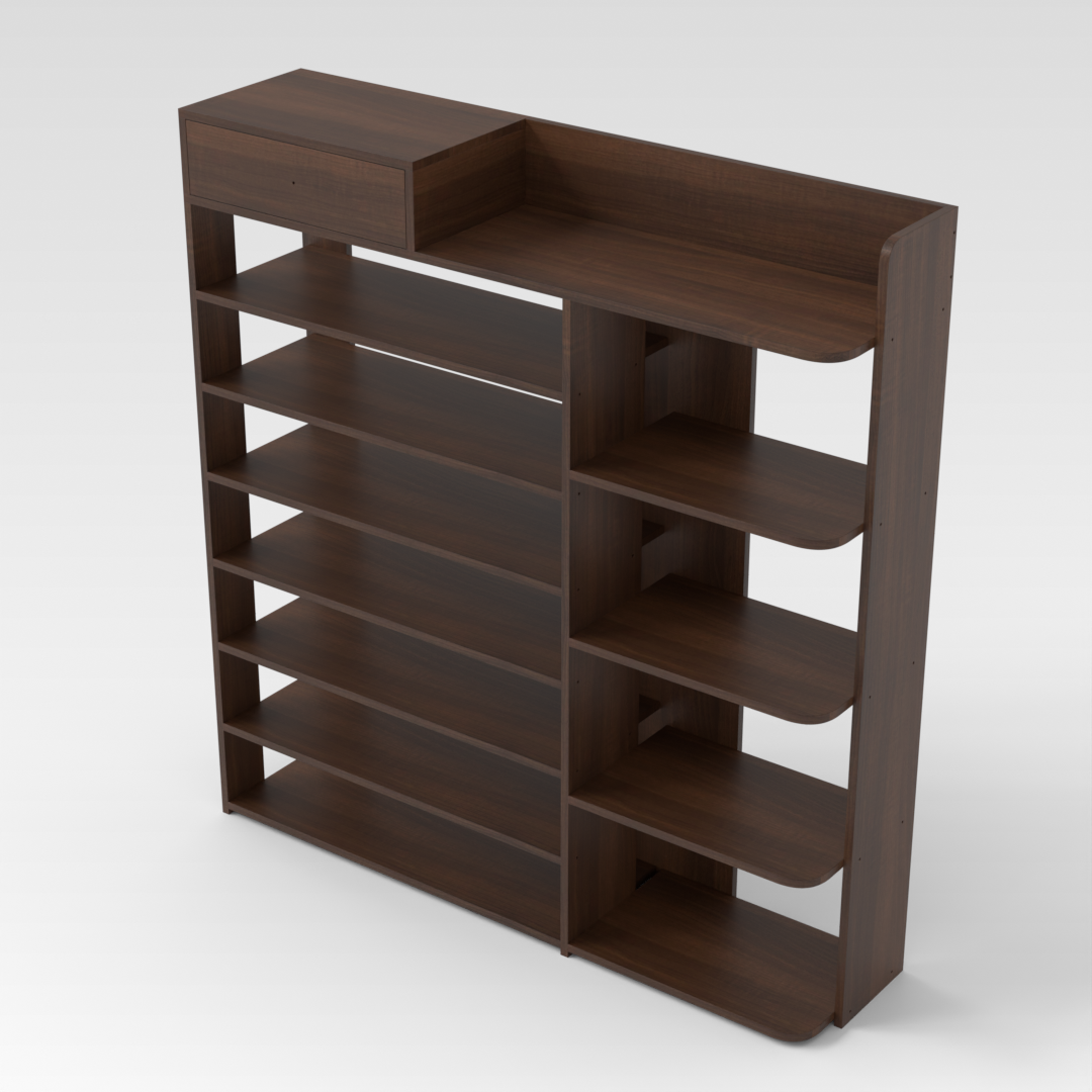 Prairie Oak Bookshelf