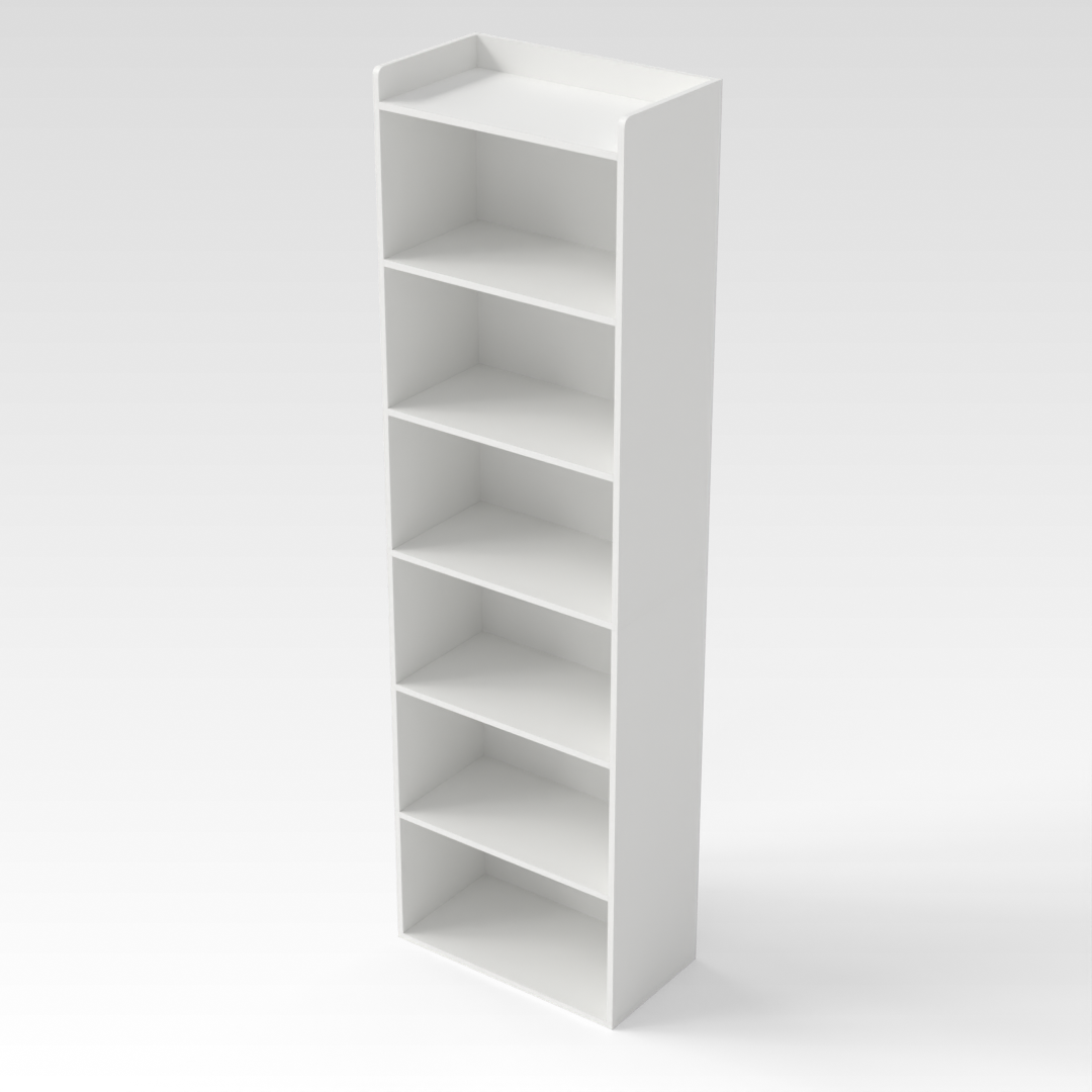 Warm White Storage Rack