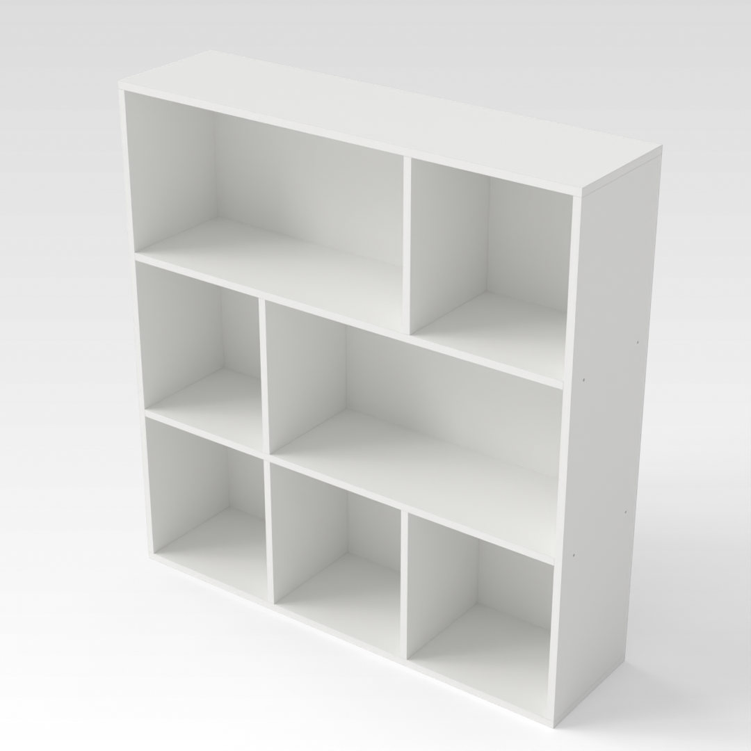 Warm White Bookcase