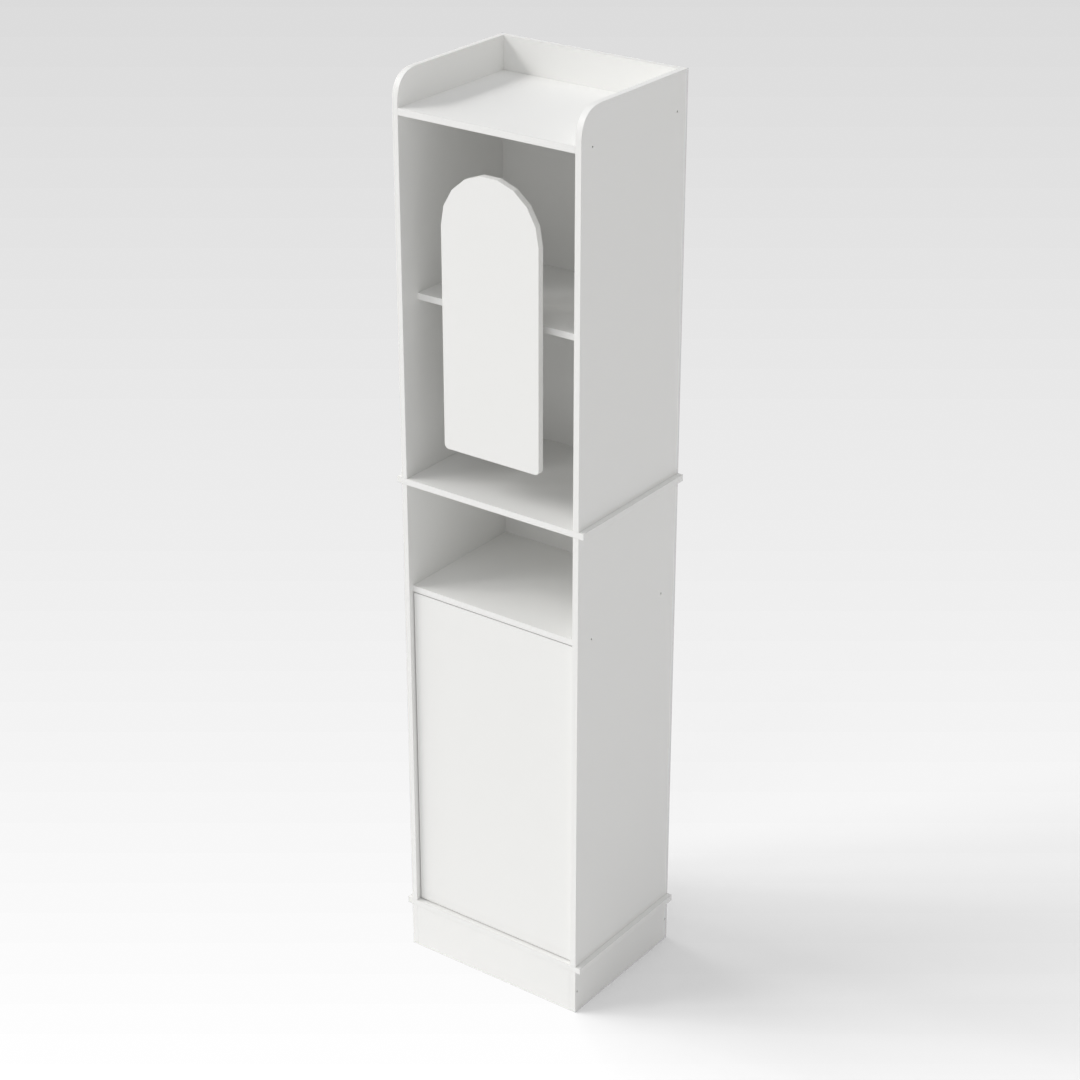 Warm White Bookcase