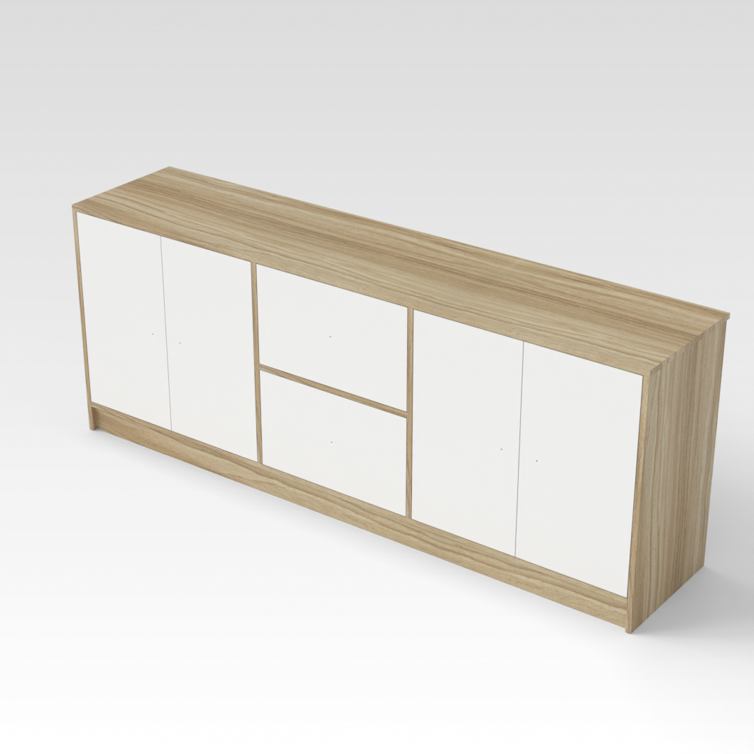 Country Oak TV Stand