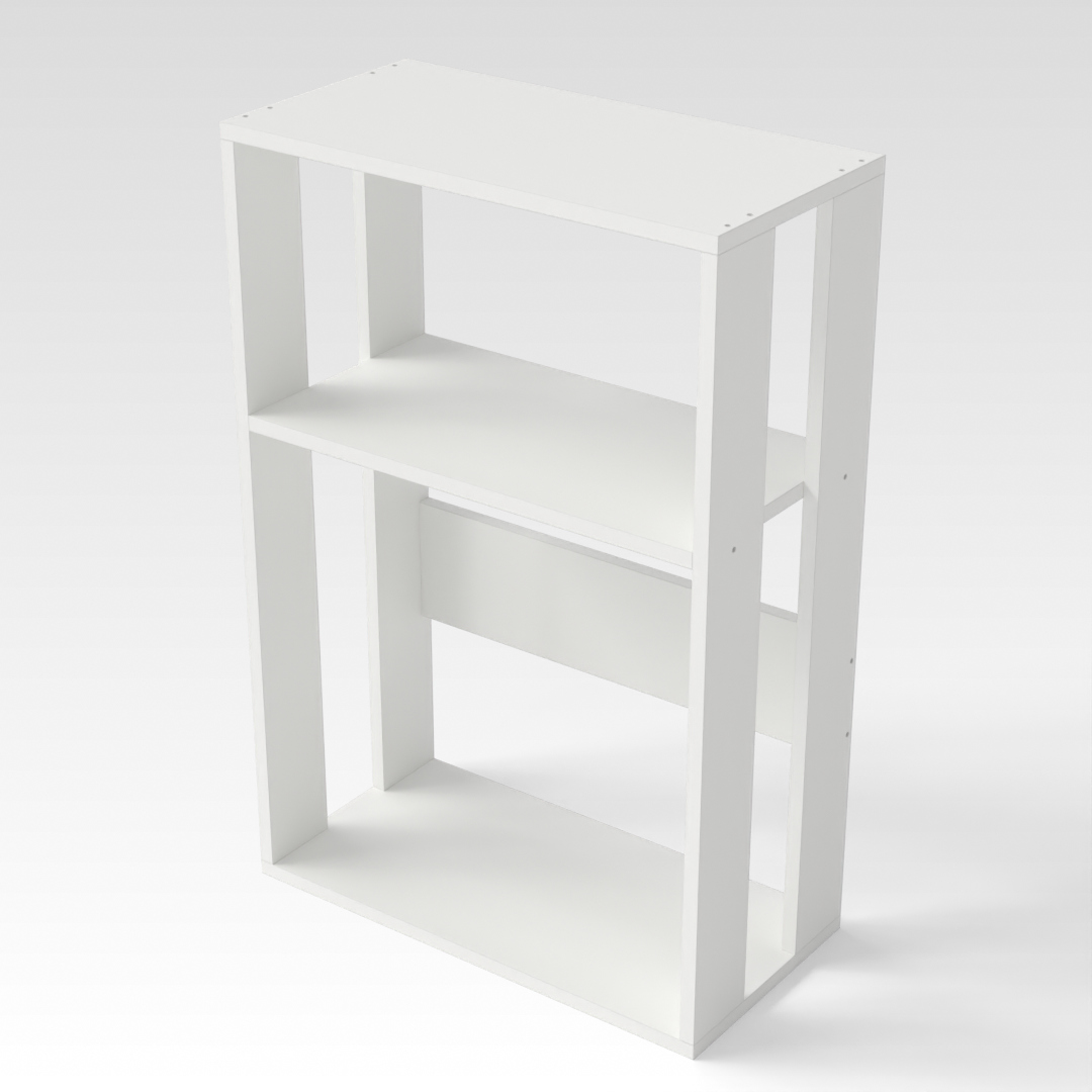 Warm White Bookshelf