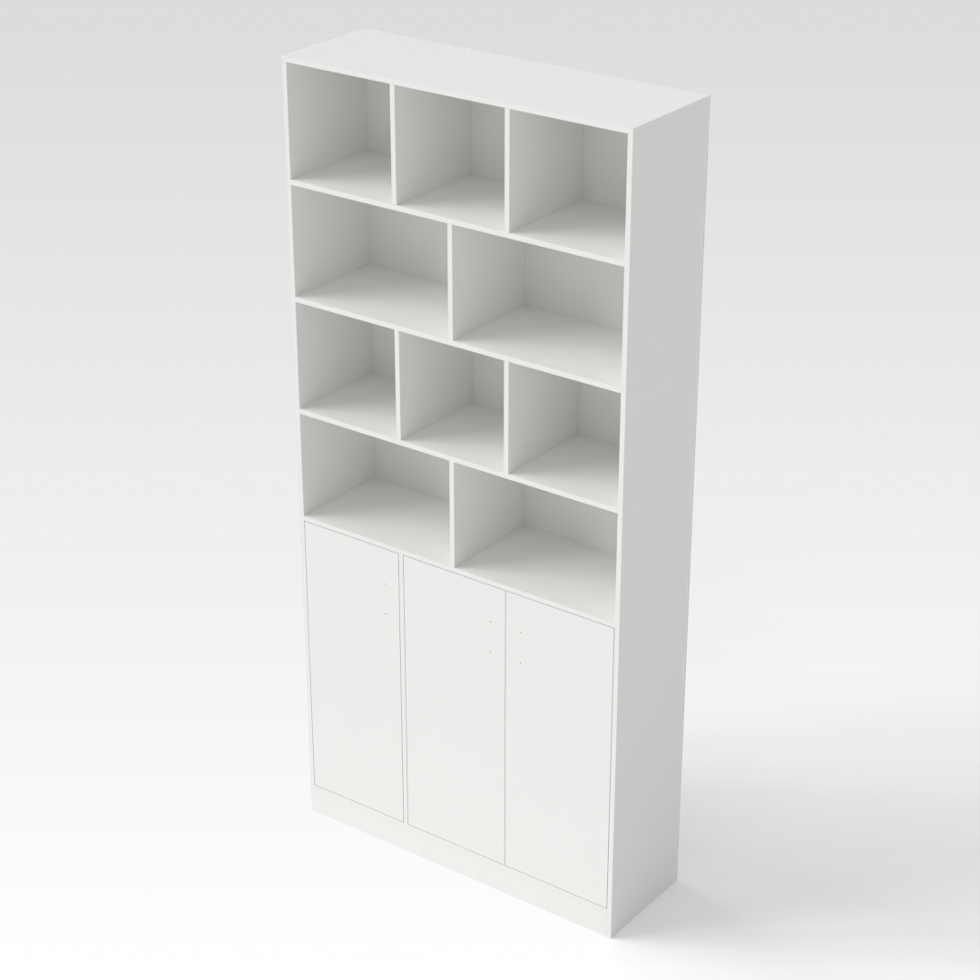 Warm White Bookcase