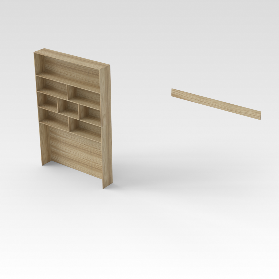 Country Oak Bookcase