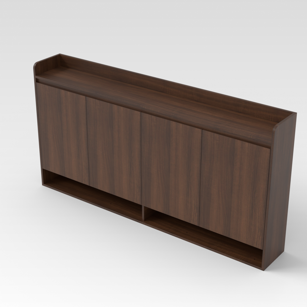 Prairie Oak Shoe Cabinet