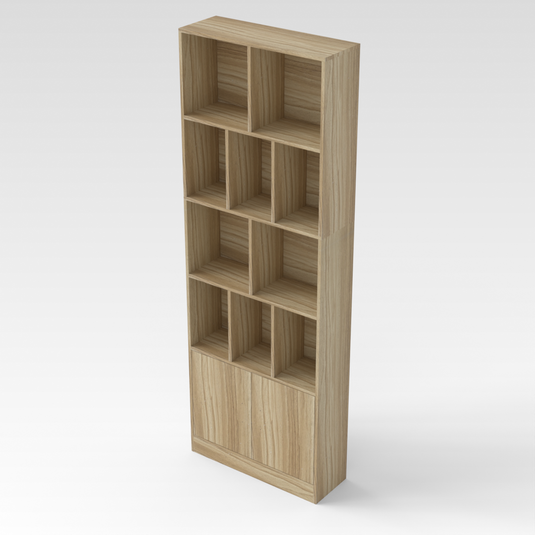 Country Oak Entryway Cabinet