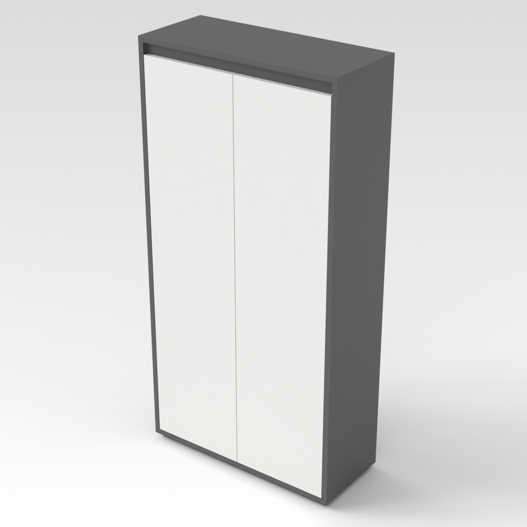Sky Gray & Warm White Sideboard