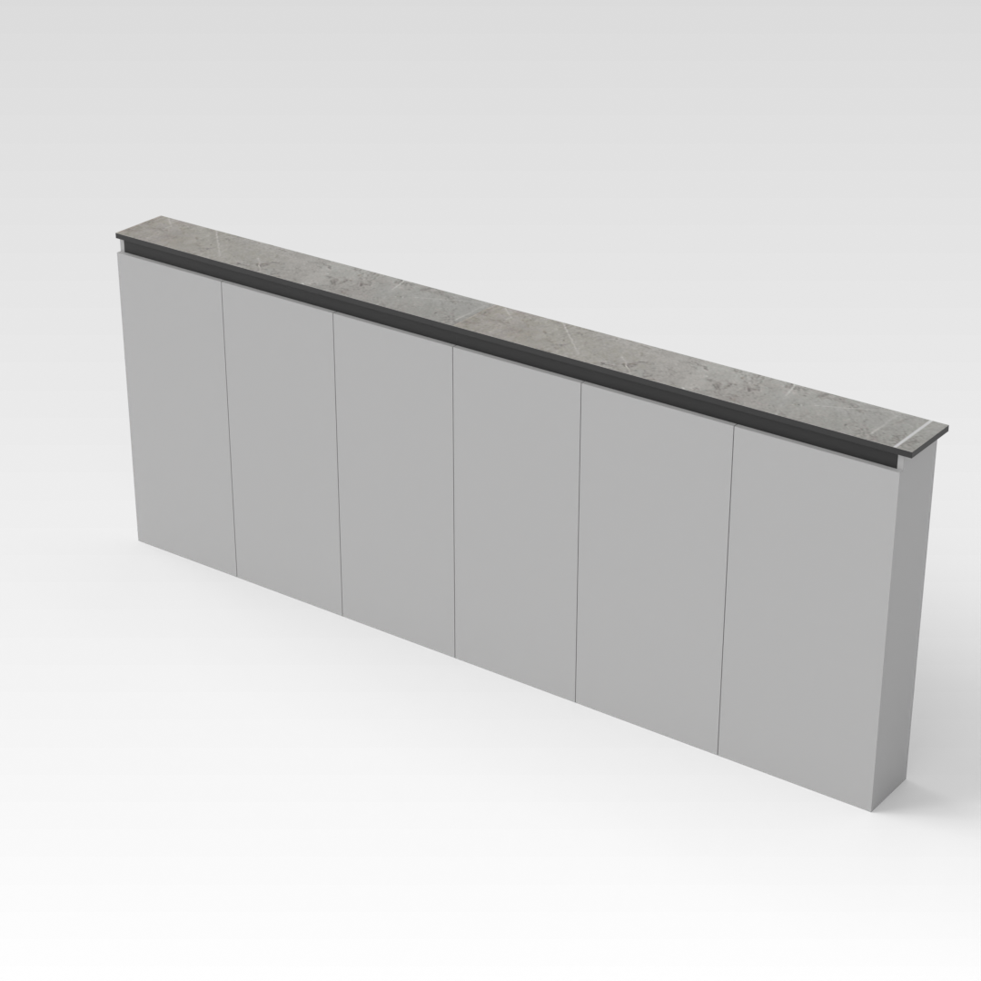 Light Gray Bookshelf