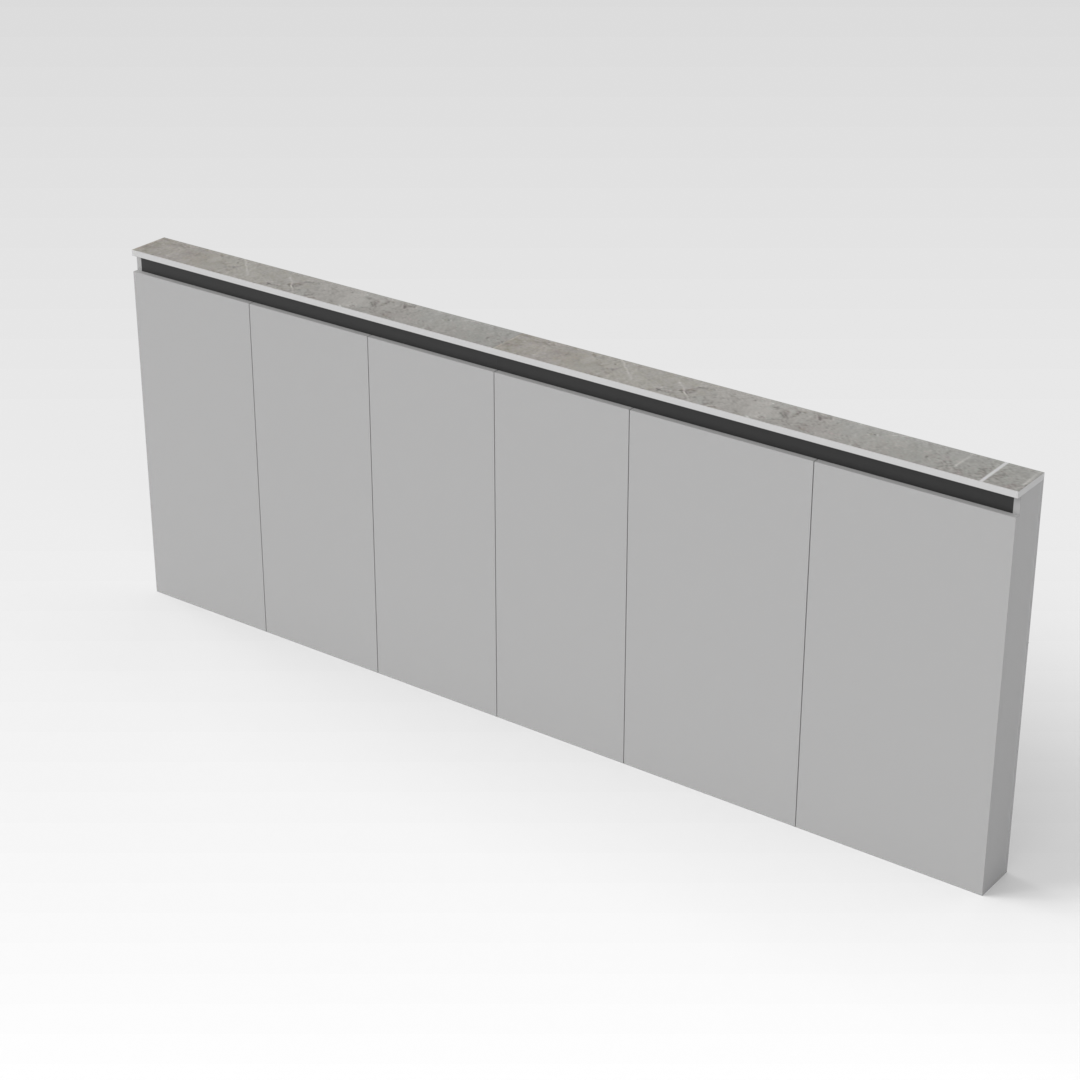 Light Gray Bookshelf