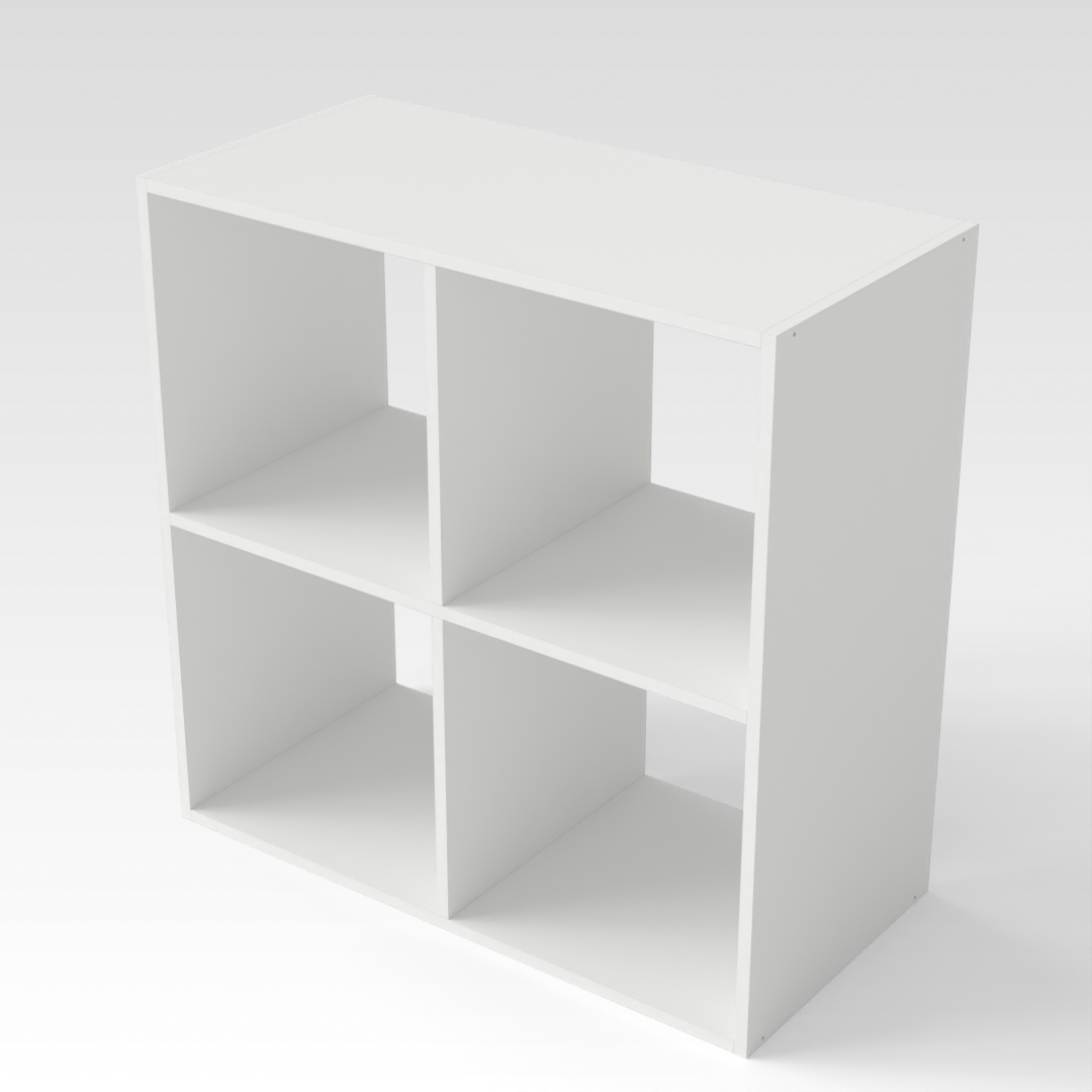 Warm White Bookcase