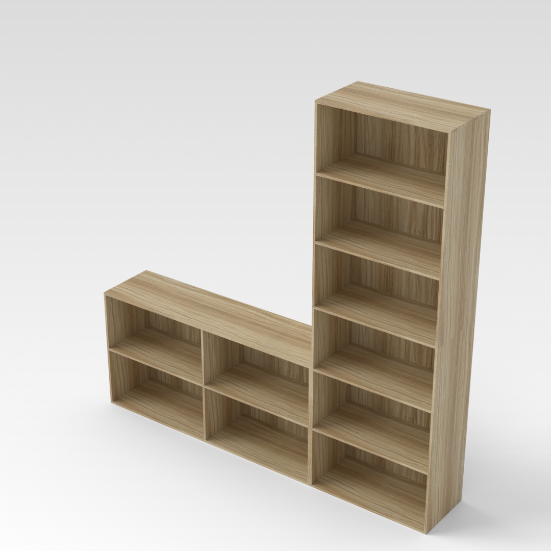 Country Oak Bookshelf
