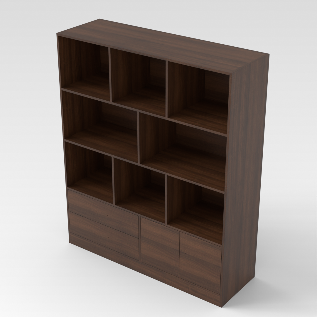 Prairie Oak Shoe Cabinet