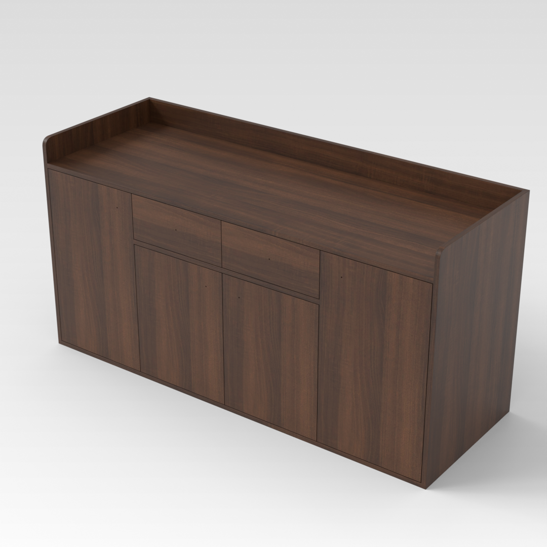Prairie Oak Shoe Cabinet