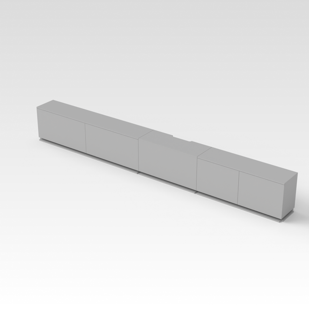 Light Gray TV Stand