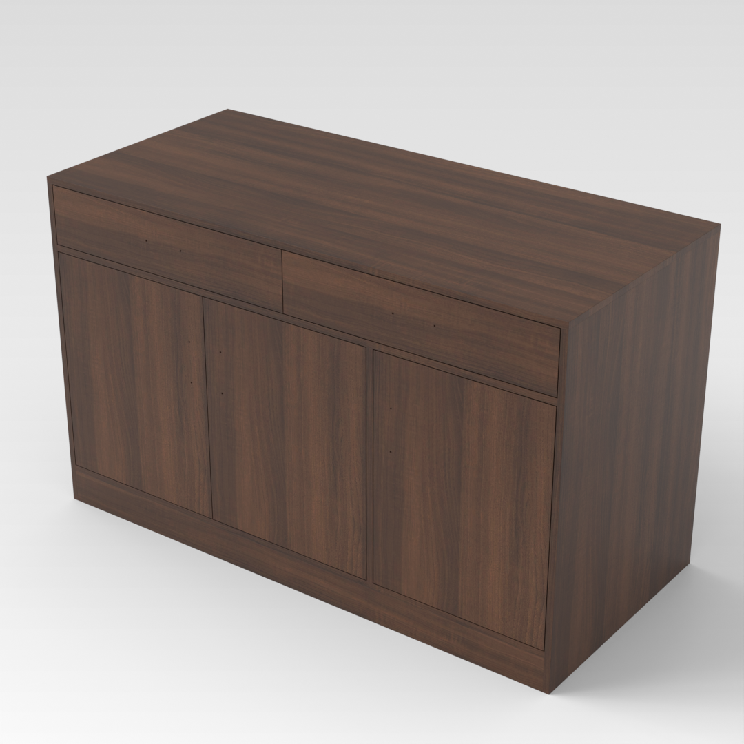 Prairie Oak Shoe Cabinet