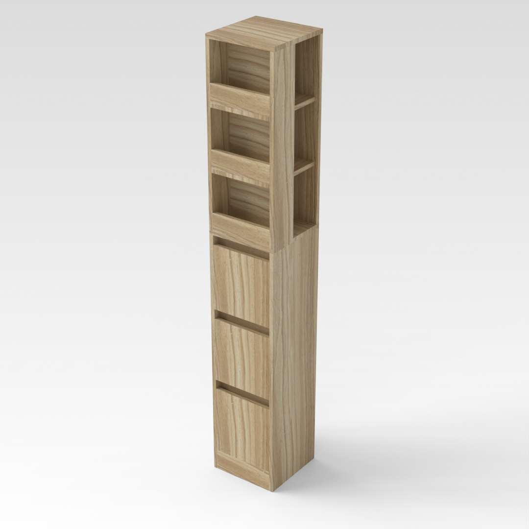 Country Oak Bookshelf