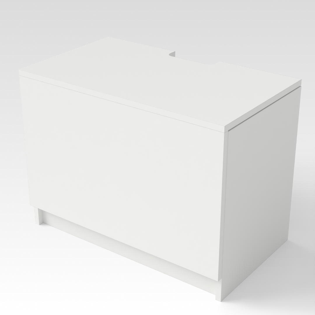 Warm White TV Stand