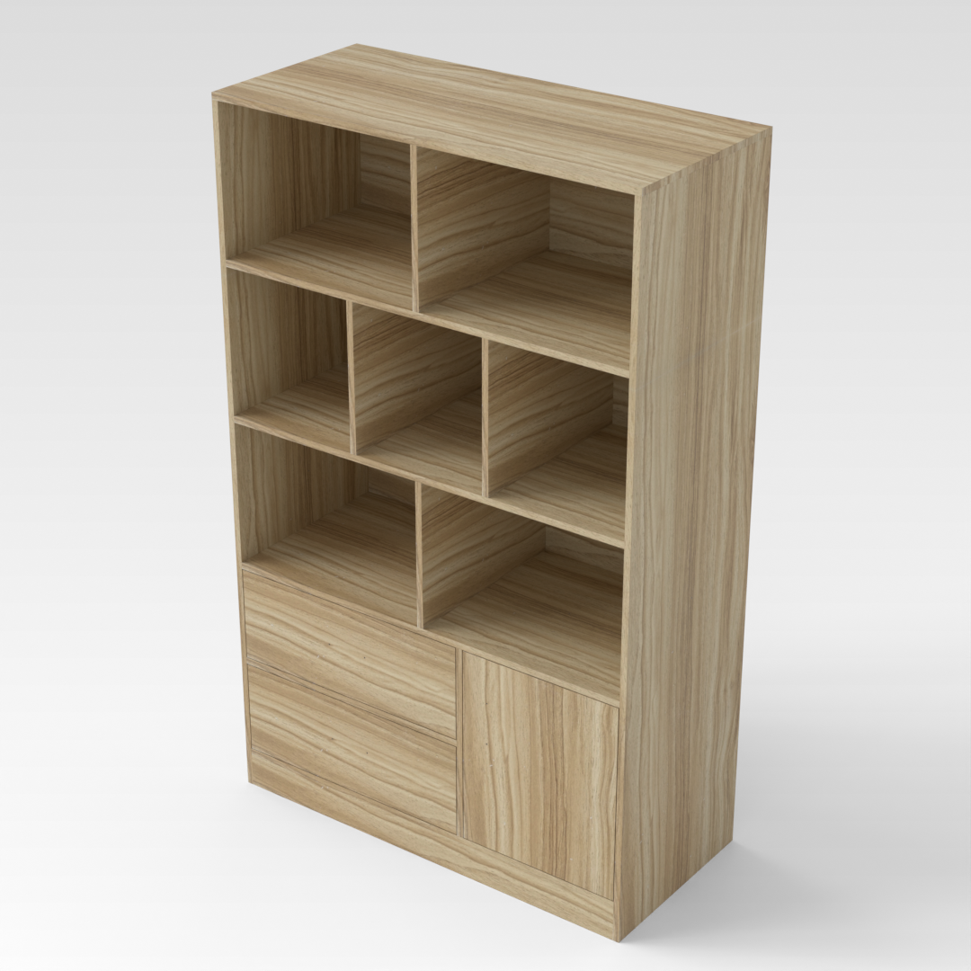 Country Oak Bookcase