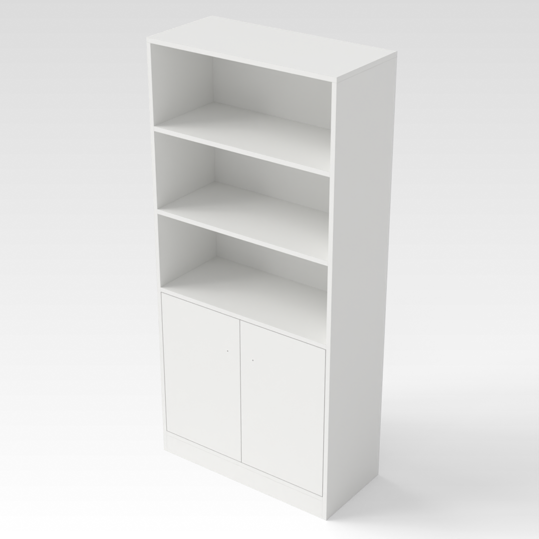 Warm White Bookcase