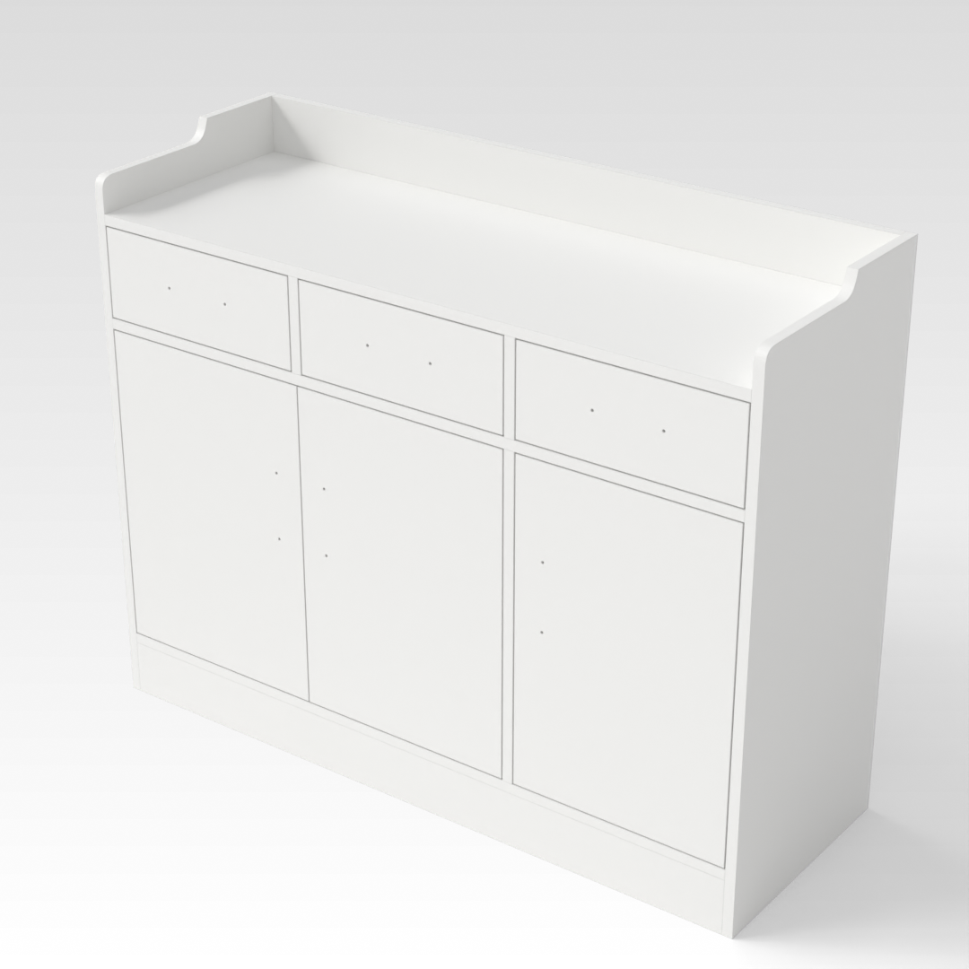 Warm White Sideboard