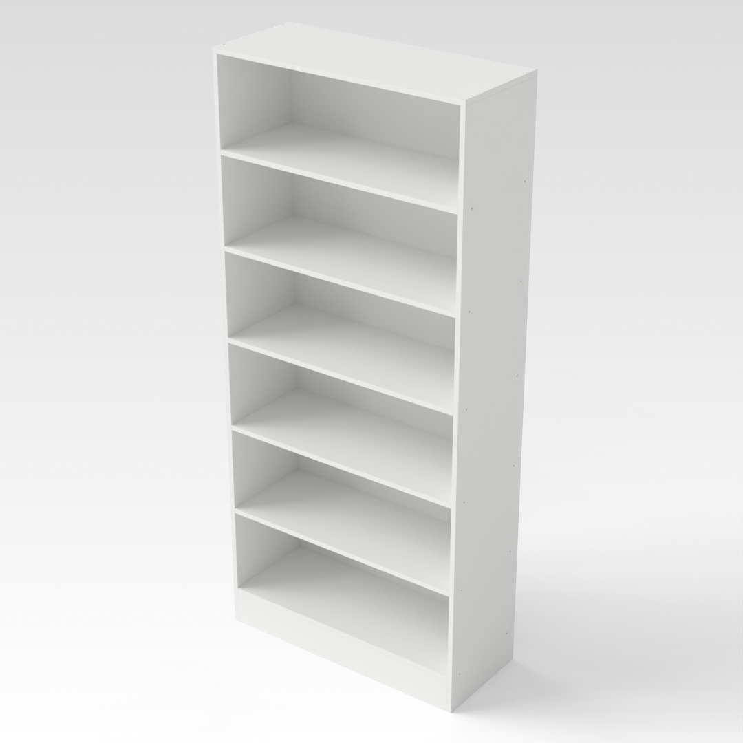 Warm White Bookshelf