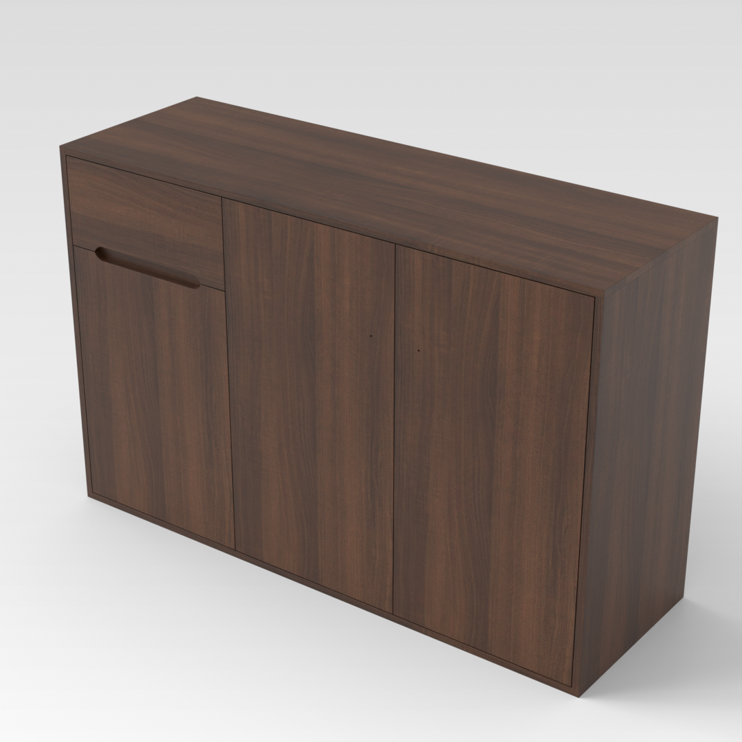 Prairie Oak Shoe Cabinet