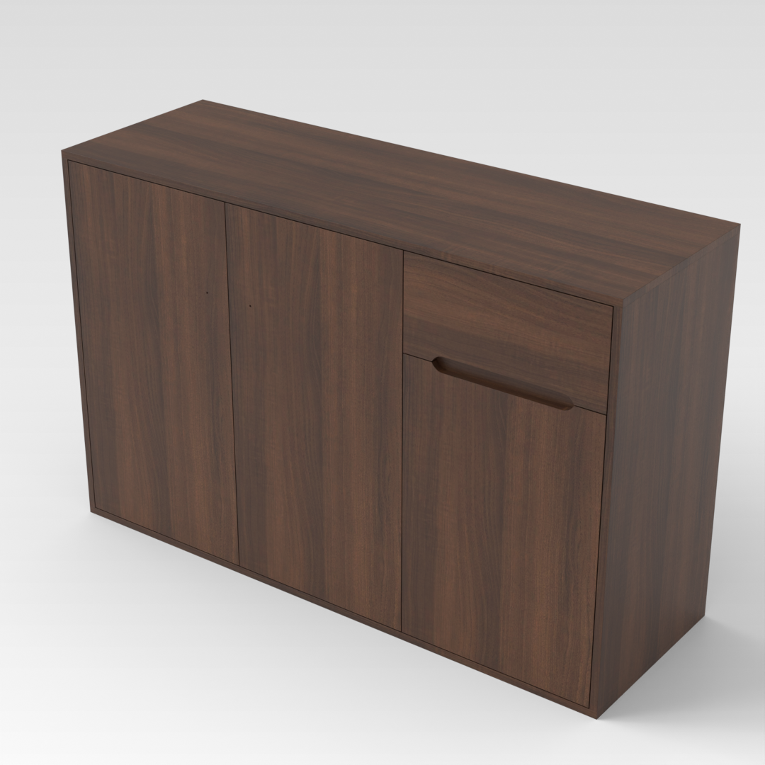Prairie Oak Shoe Cabinet