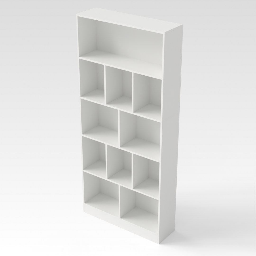 Warm White Bookshelf
